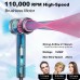Guiwigo Hair Dryer,Professional Ionic Blow Dryer with 110000 RPM Brushless Motor for Fast Drying,Low Noise,200 Million Negative Ionic High-Speed Thermo-Control Hair Dryer for Home,Travel,Salon(Gray)