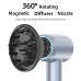 Guiwigo Hair Dryer,Professional Ionic Blow Dryer with 110000 RPM Brushless Motor for Fast Drying,Low Noise,200 Million Negative Ionic High-Speed Thermo-Control Hair Dryer for Home,Travel,Salon(Gray)