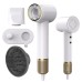Guiwigo Hair Dryer,Professional Ionic Blow Dryer with 110000 RPM Brushless Motor for Fast Drying,Low Noise,200 Million Negative Ionic High-Speed Thermo-Control Hair Dryer for Home,Travel,Salon(White)